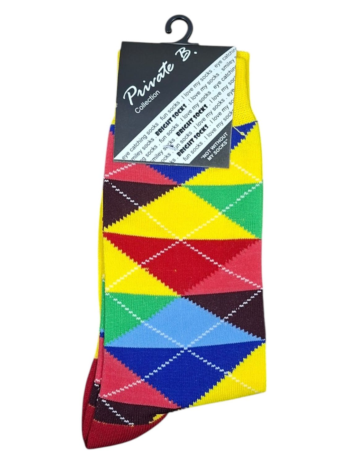 Private Benjamin | Funky Socks | Jaggerd Argyle | 7-11