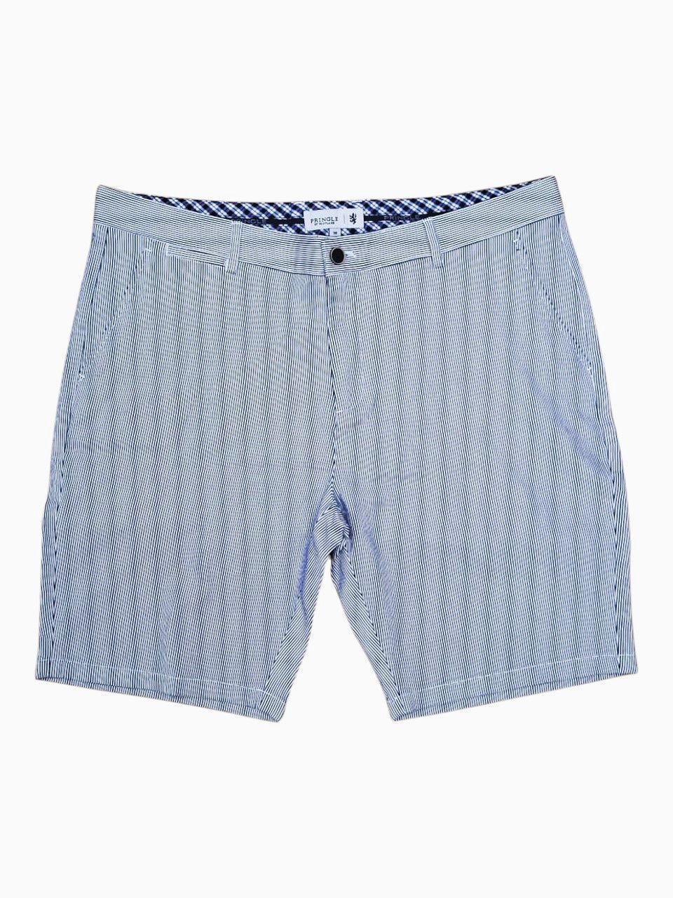 Pringle | Mike Striped Shorts | Blue, Size: 32