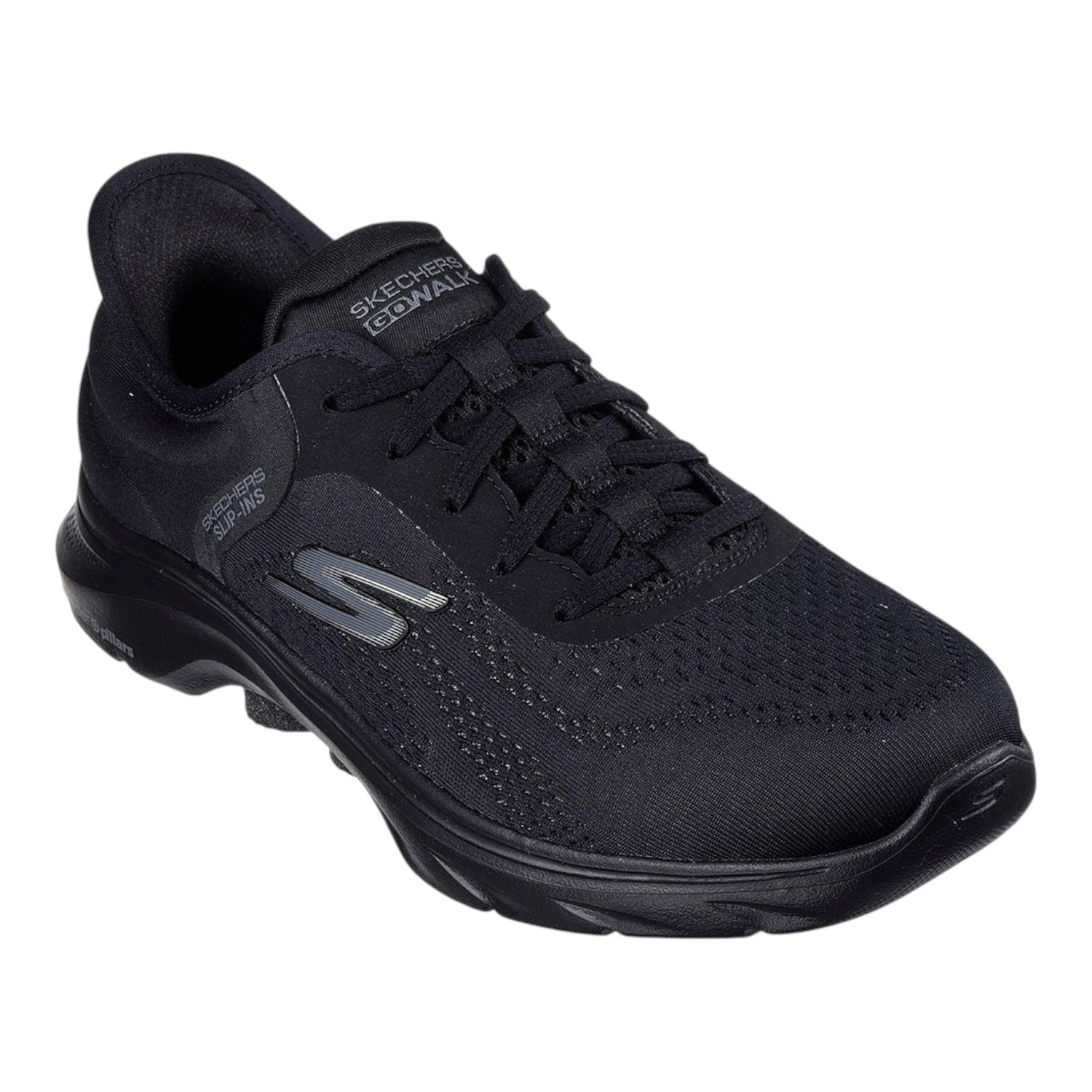 Skechers | Go walk 7 Slip ins | Black, Size: 7.