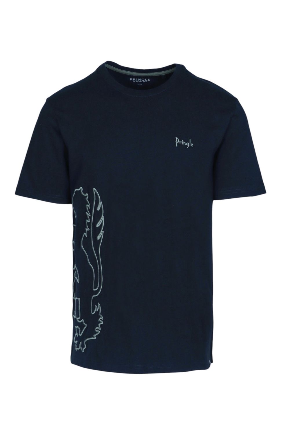 Pringle | Charl Embroidery T-shirt | Navy, Size: M