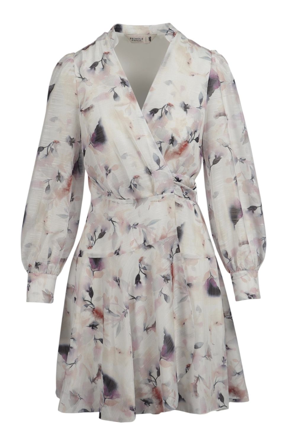 Pringle | Ayesha Mini Wrap Dress | Multi, Size: XL.