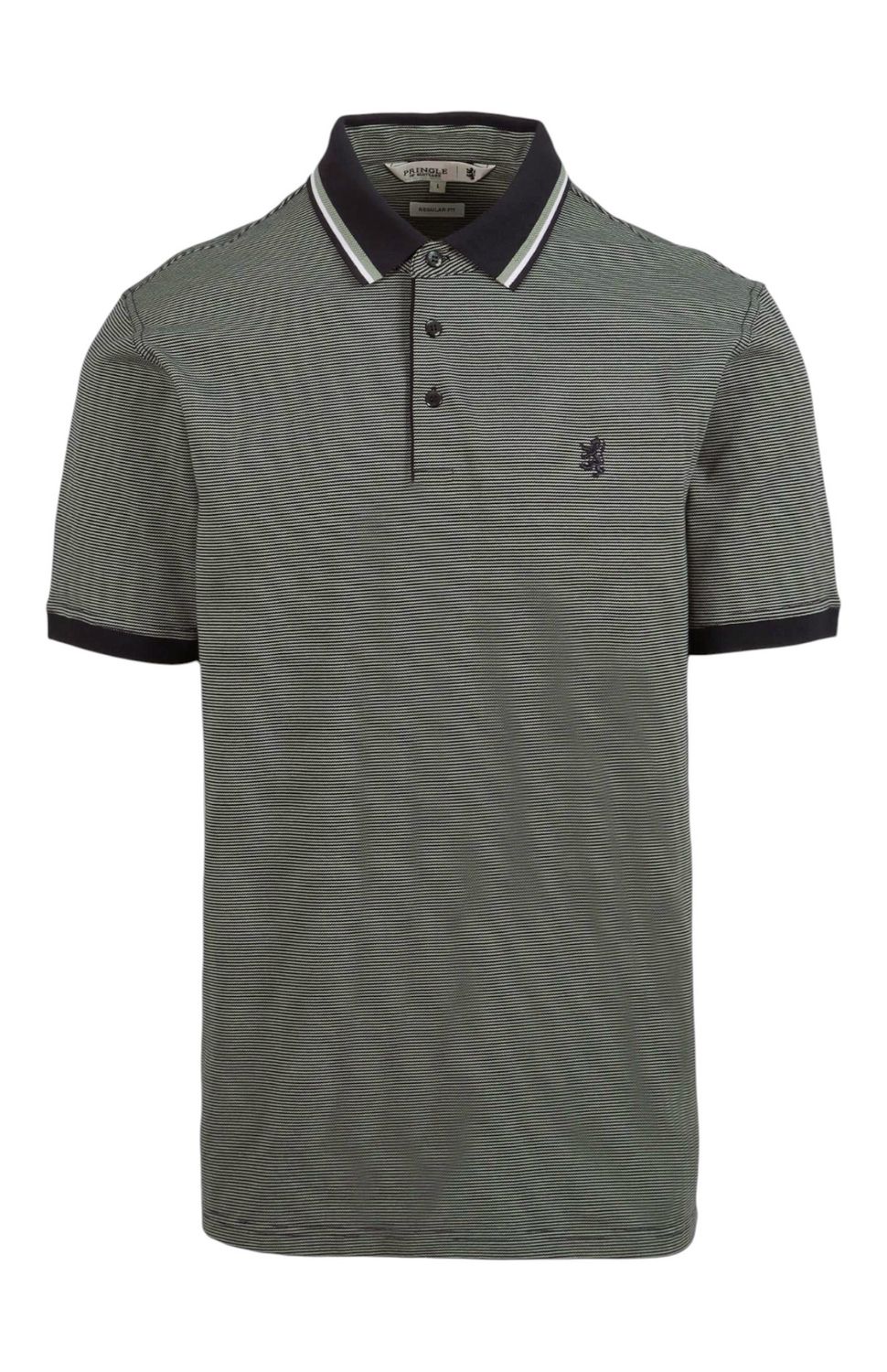 Pringle | Nurse Striped Jacquard Golfer | Green, Size: M