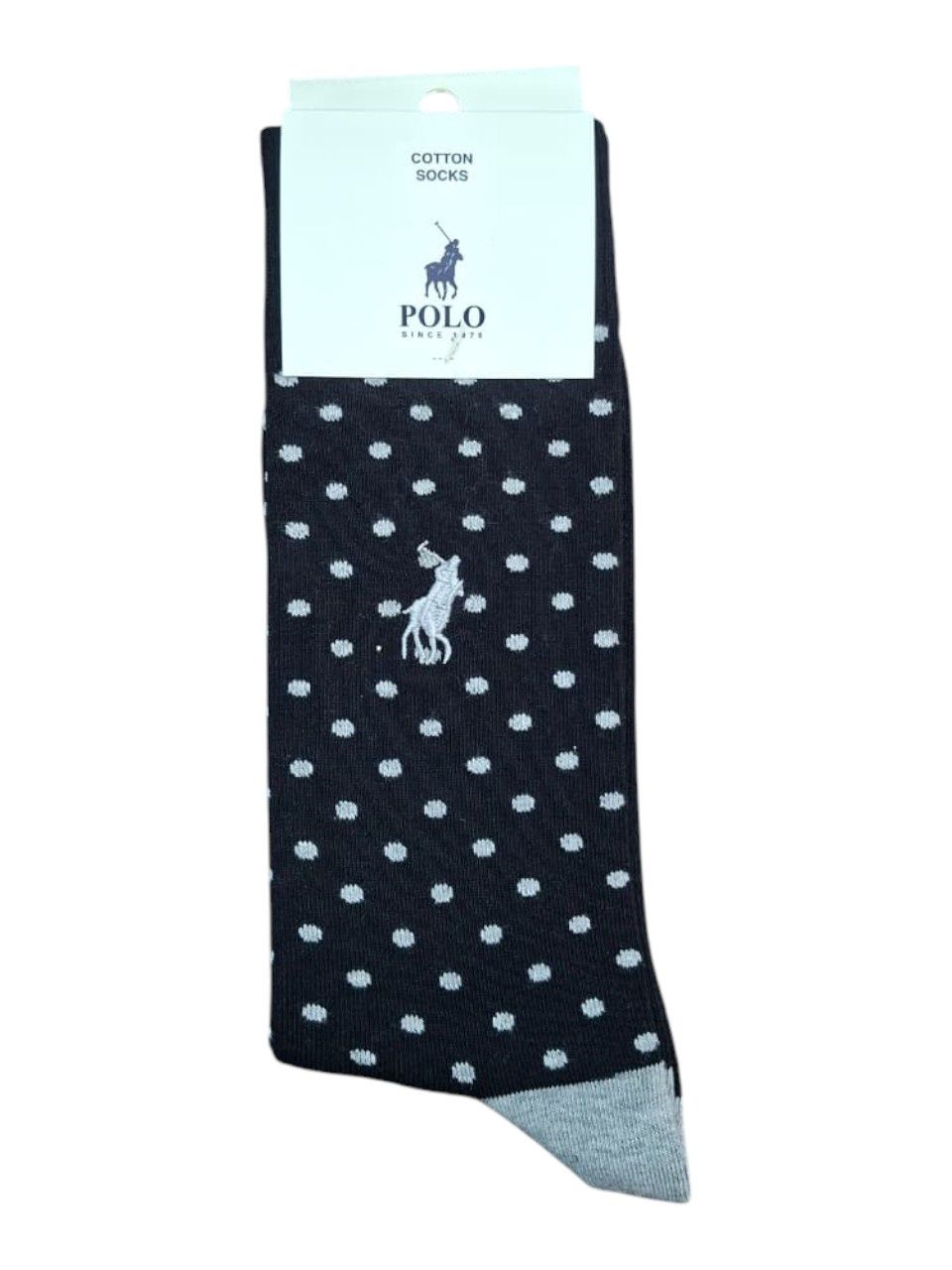 Polo | Multi Dots Socks | Black | 7-10