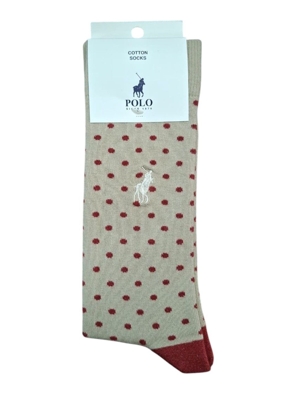 Polo | Multi Dots Socks | Stone | 7-10