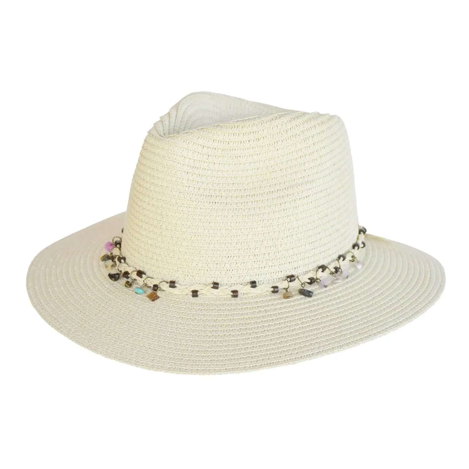 360FIVE | Emily Fedora | Natural, Size: 57cm
