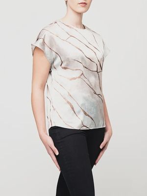 Polo | WMN Nora Short Sleeve Blouse | Sand