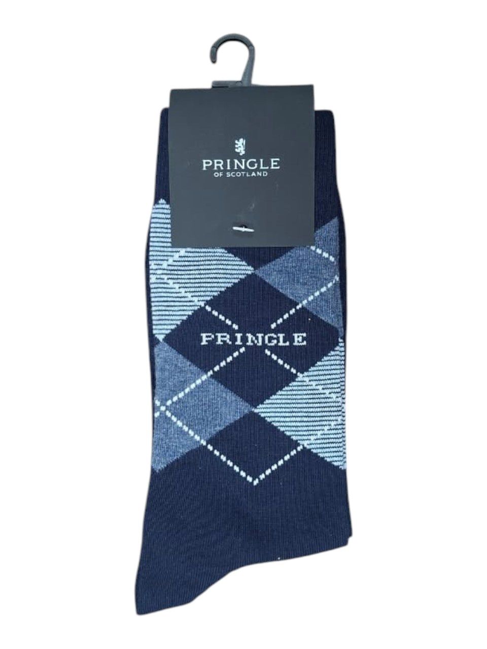 Pringle | James Argyle Socks | Navy