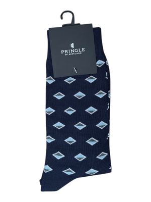 Pringle | Junior Geo Socks | Navy