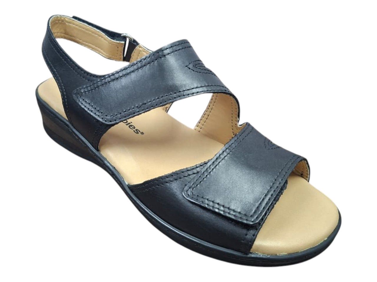 Hush Puppies | Giovanna Leather Sneaker | Black