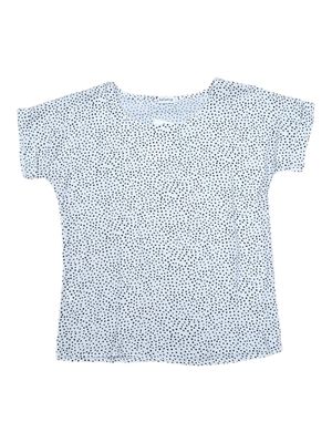 Kate Jordan | Turn Up Cuff Blouse | Black &amp; White Polka
