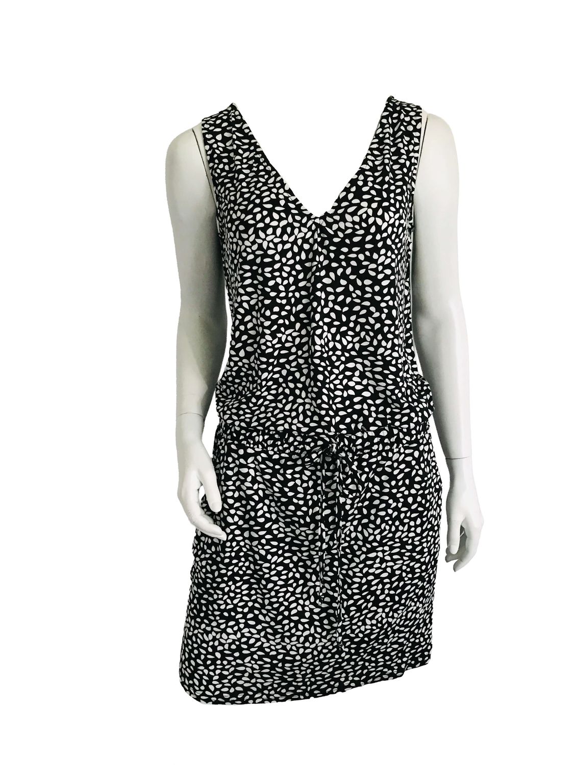 Kate Jordan | Elastic Band Dress | Black Drop, Size: S