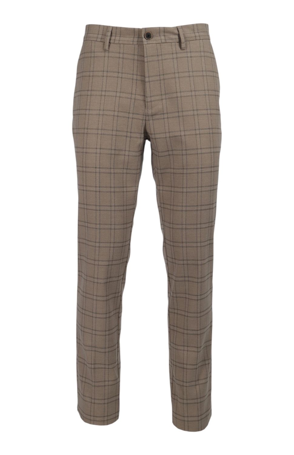 Pringle | Sam Tailored Check Pants | Stone, Size: 32