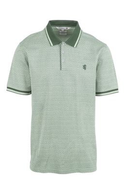 Pringle | Lacey Mercerised Jacquard Golfer | Mint