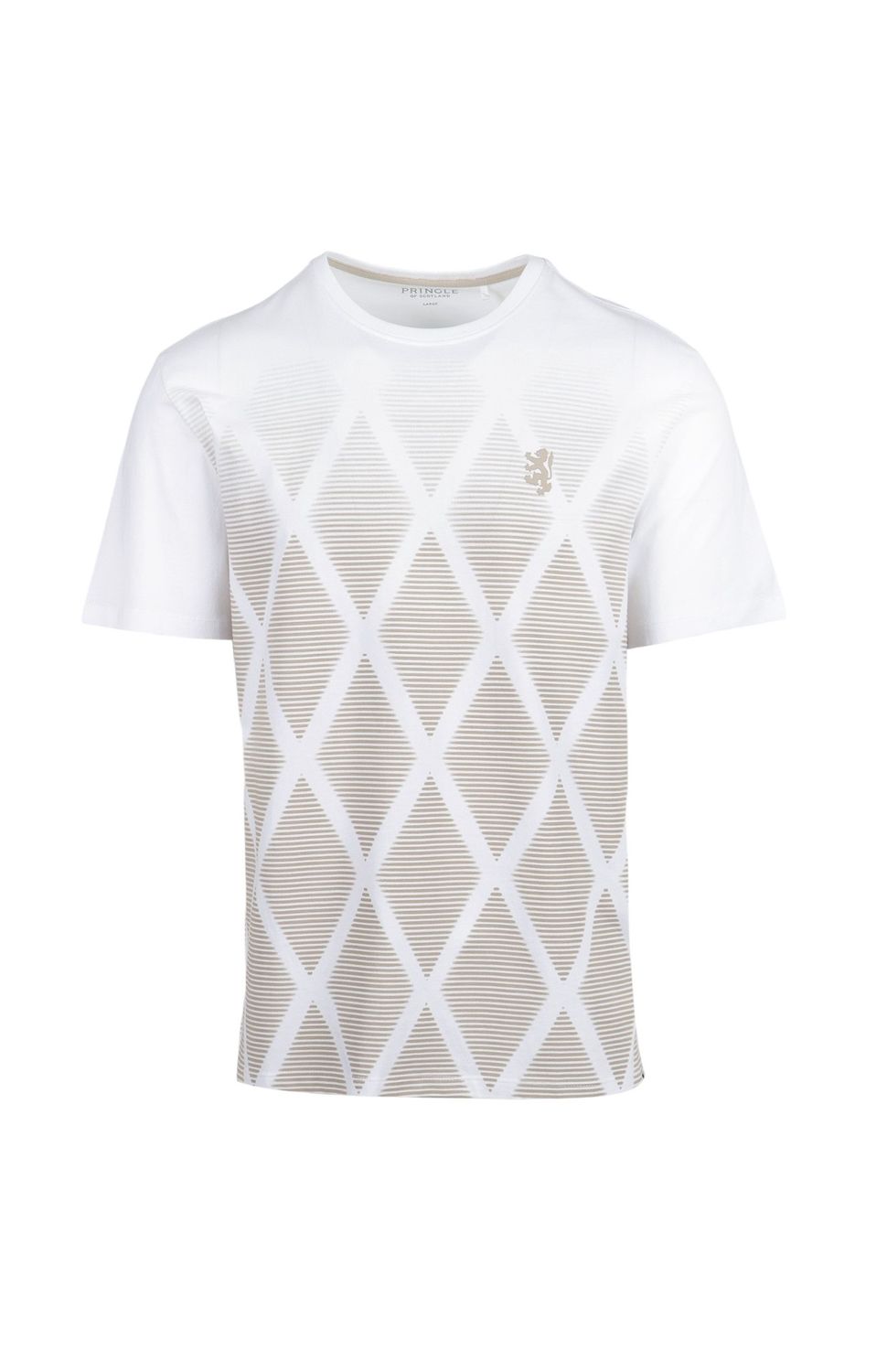Pringle | Matt Diamond T-shirt | White, Size: M