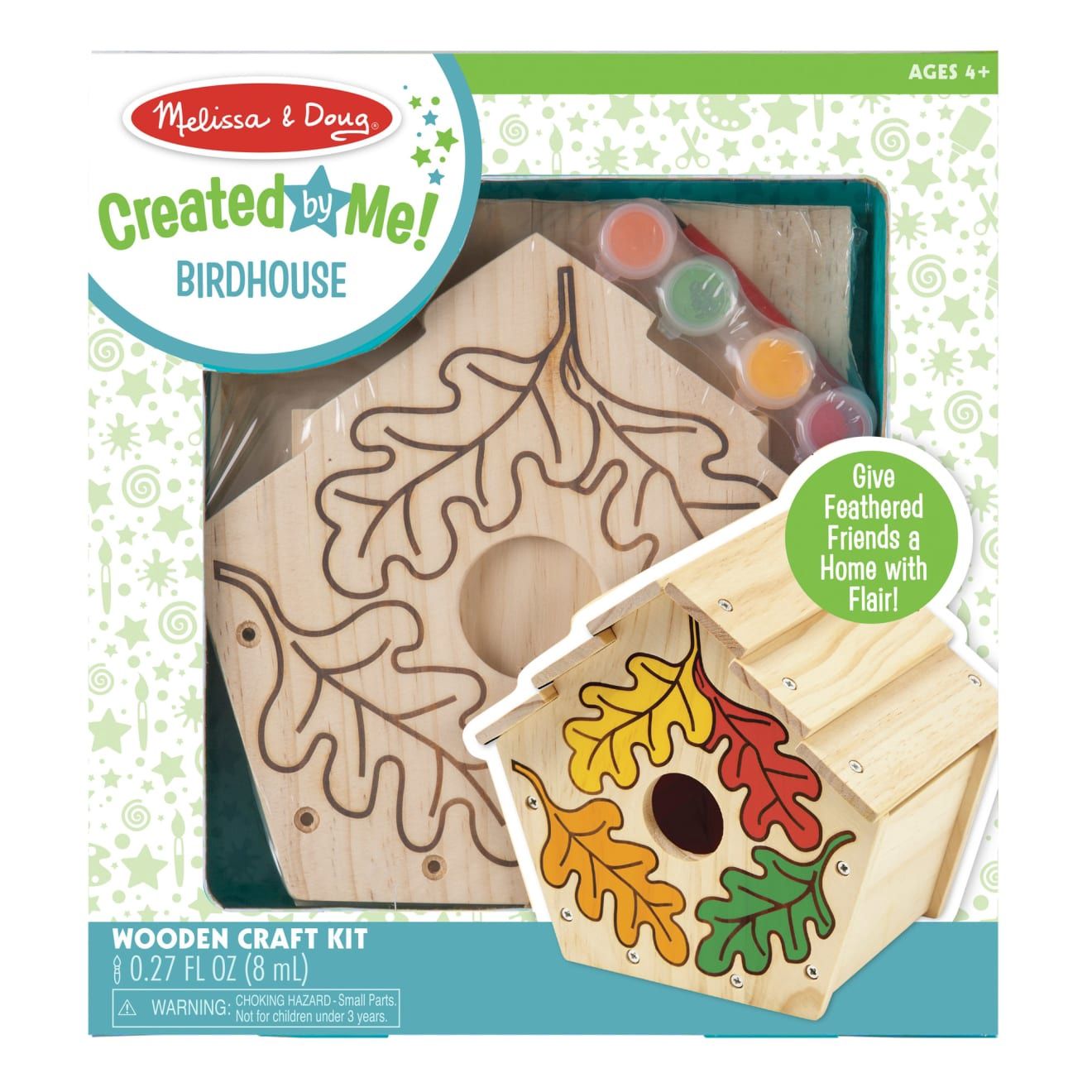 Melissa &amp; Doug | Build-Your-Own Wooden Birdhouse Craft Kit