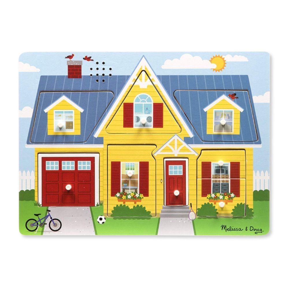 Melissa &amp; Doug Around The House Sound Puzzle