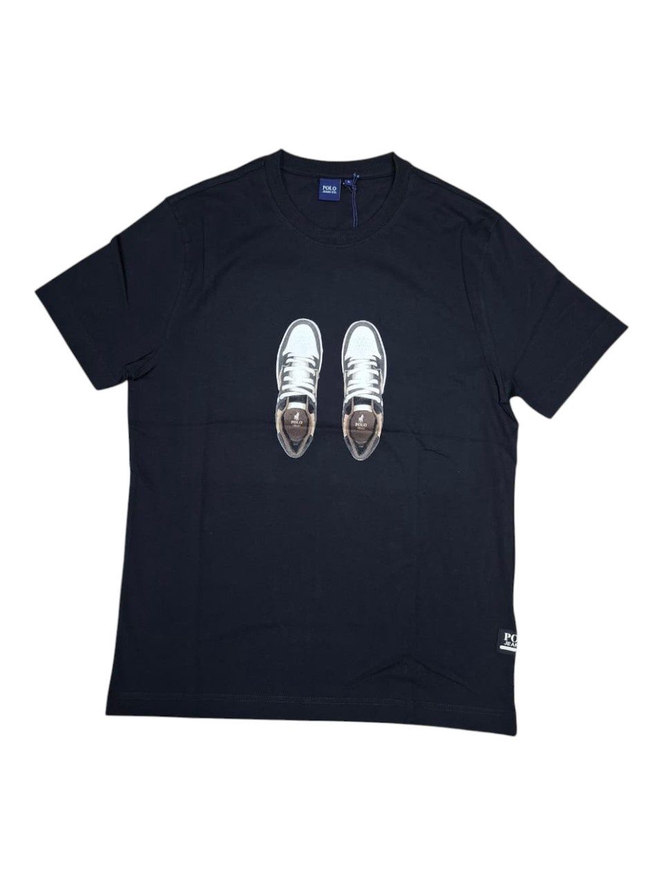 Polo | PJC Sneaker Logo T-shirt | Black, Size: S