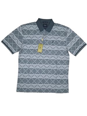 Polo | Double Mercerized Argyle Printed Golfer | Green