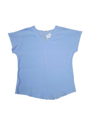 Kate Jordan | V-Neck Blouse | Blue
