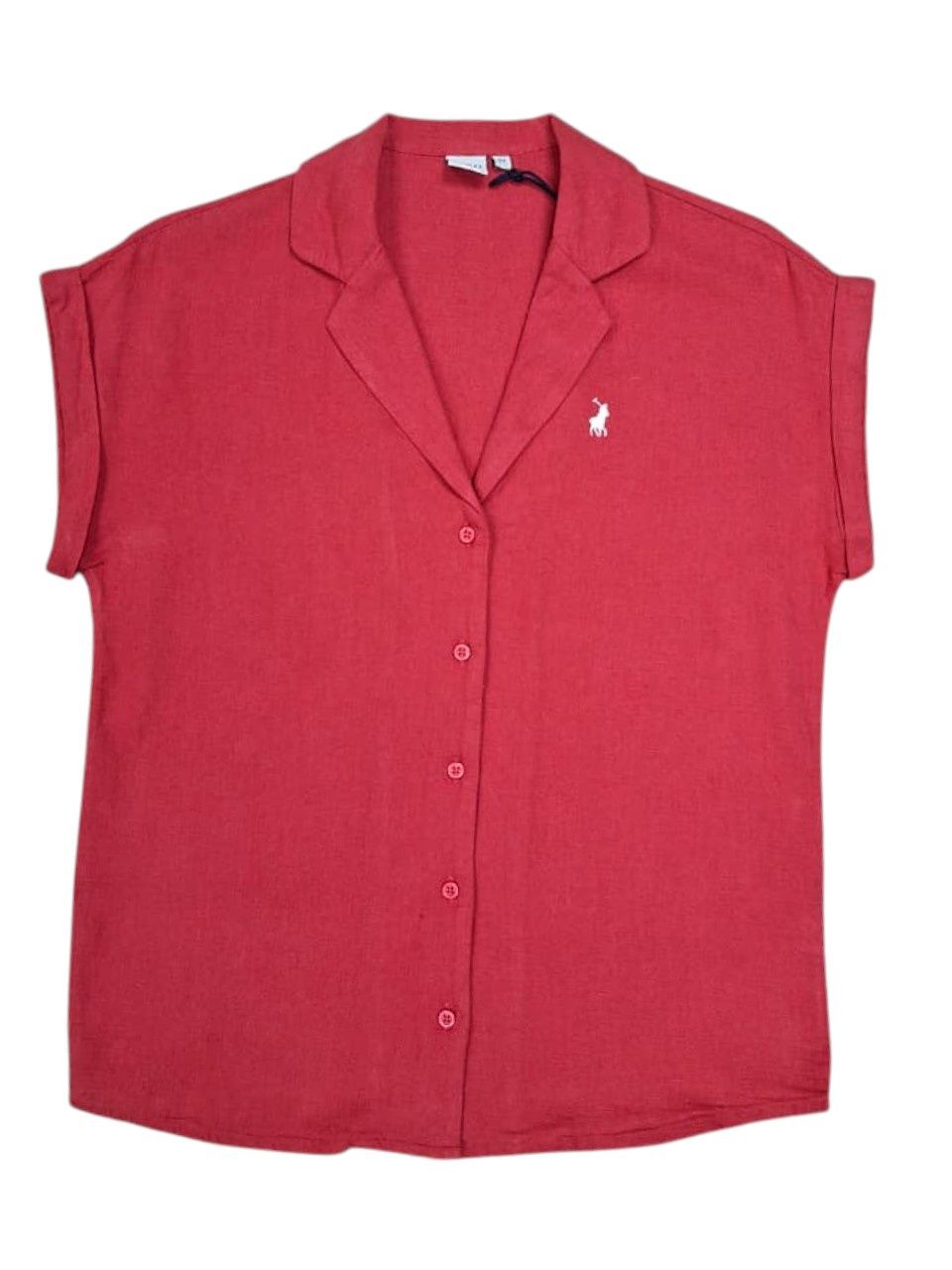 Polo | WMN Lillian Short Sleeve Shirt | Brick, Size: 32