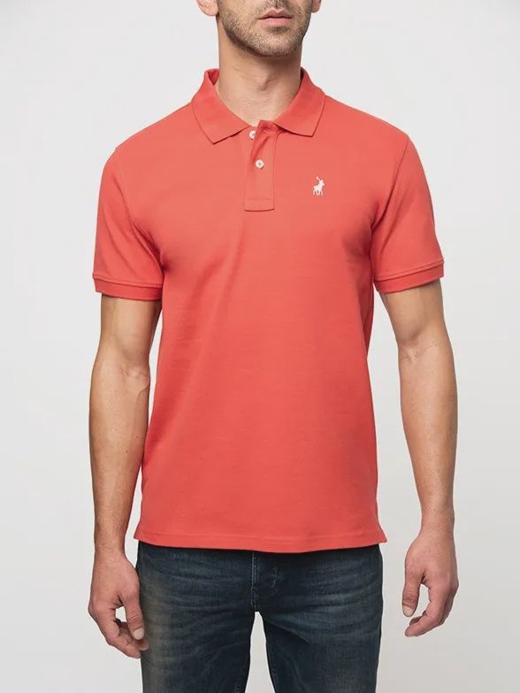 Polo | Carter Essential Pique Golfer | Dark Pink, Size: S