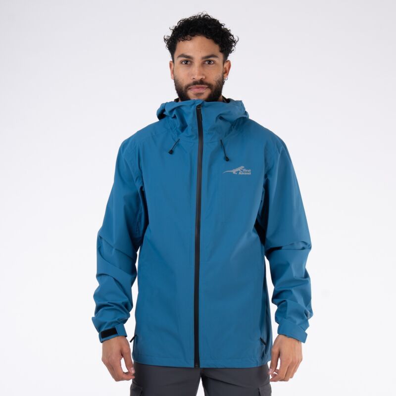 First Ascent | Stormbreaker Waterproof Jacket | Blue Fin, Size: M