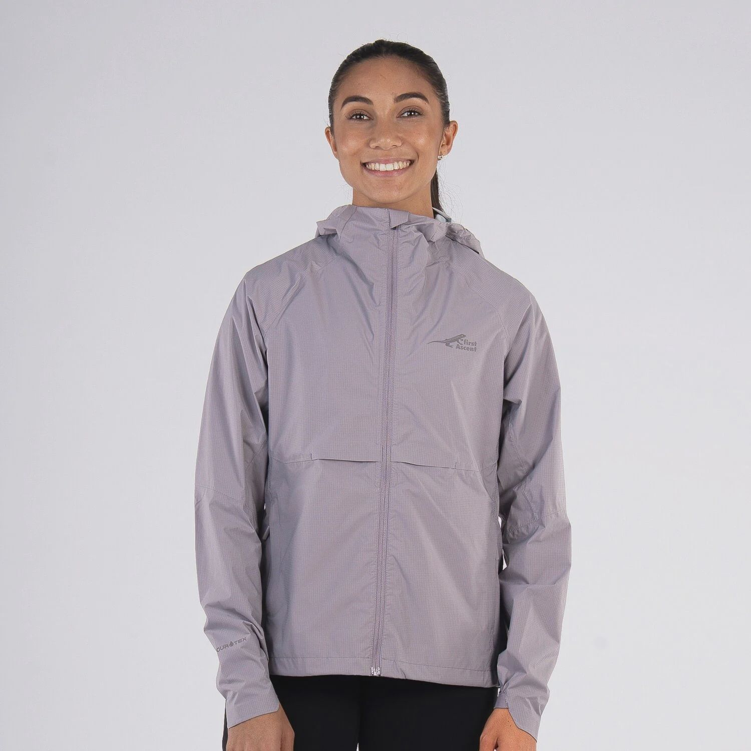 First Ascent | Ladies HydraStretch Waterproof Jacket | Earl Grey, Size: S