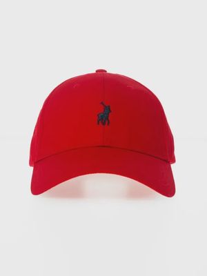 Polo Cap | Kids 6 Panel Classic Peak | Red