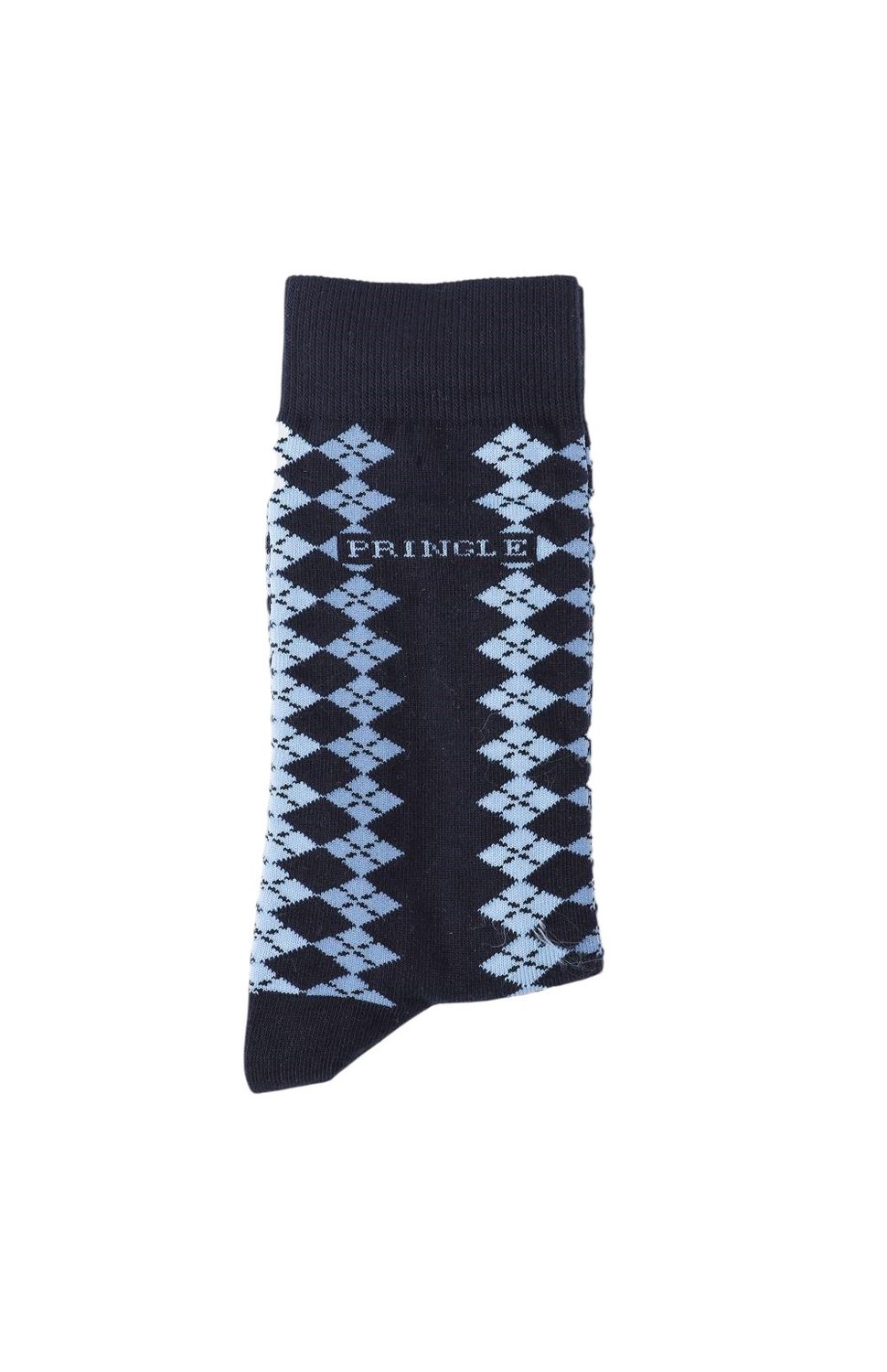 Pringle | Elijah Argyle Socks | Navy, Size: 7-9