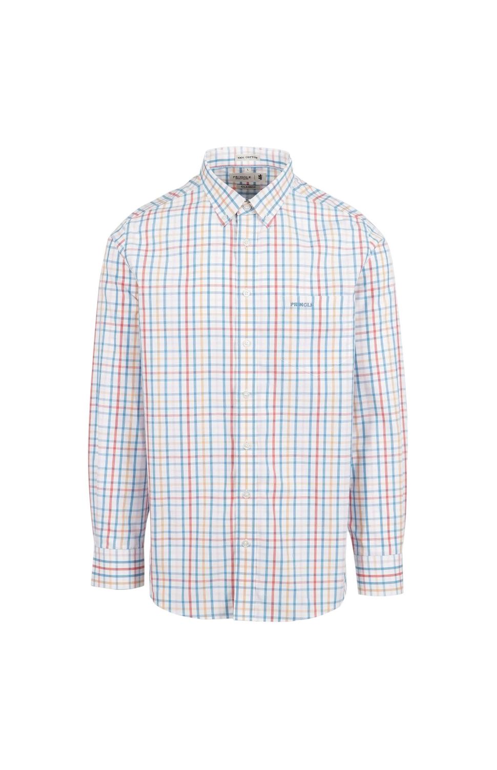 Pringle | Chesley Classic Long Sleeve Shirt | Blue, Size: M