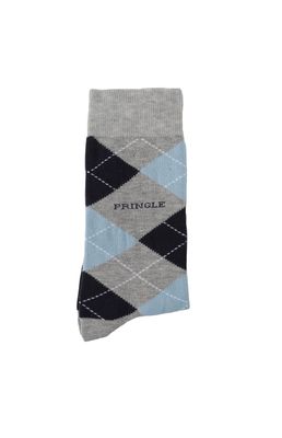 Pringle | Blane Argyle Socks | Blue