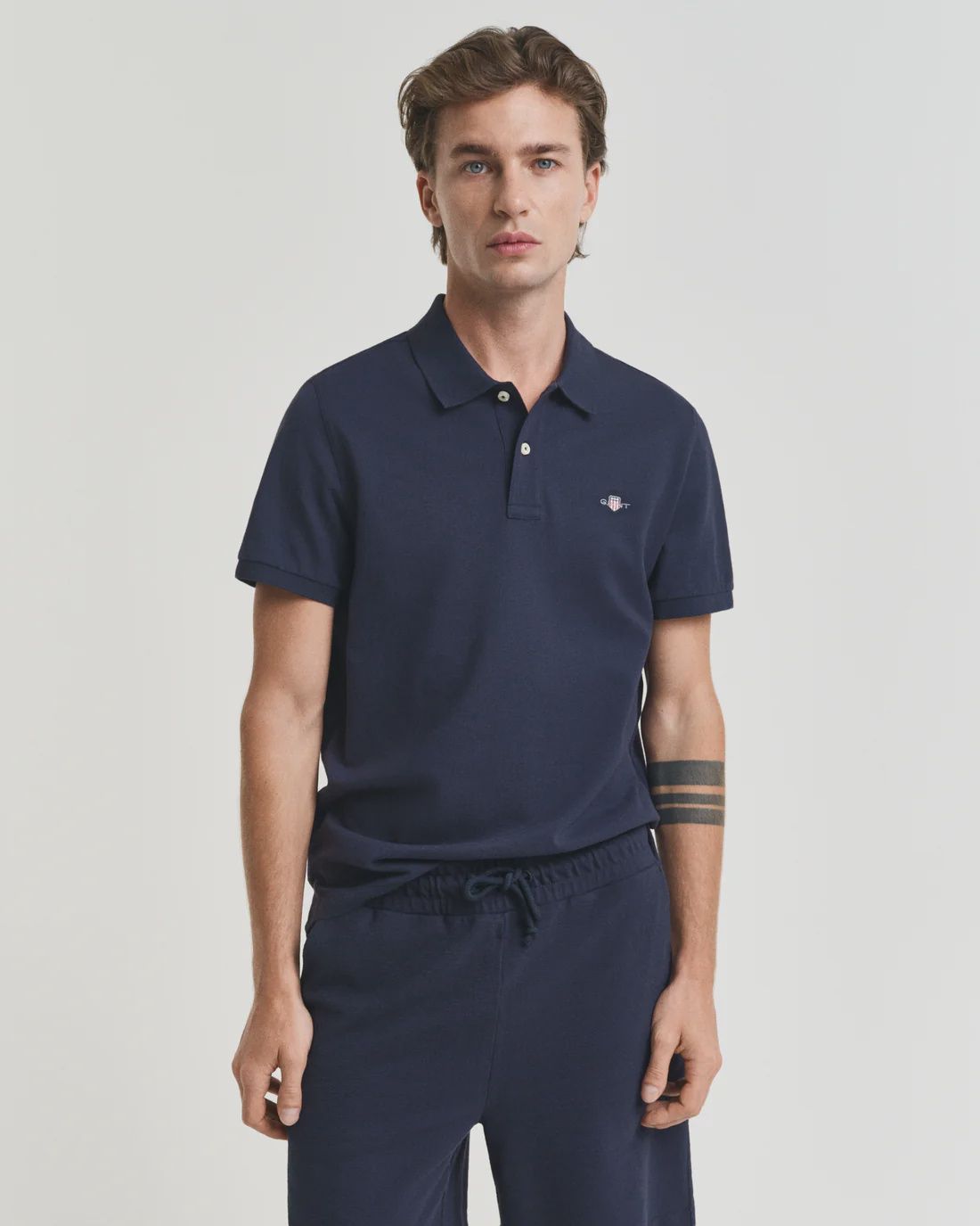 Gant | Regular Shield Pique Golfer | Dark Blue, Size: M