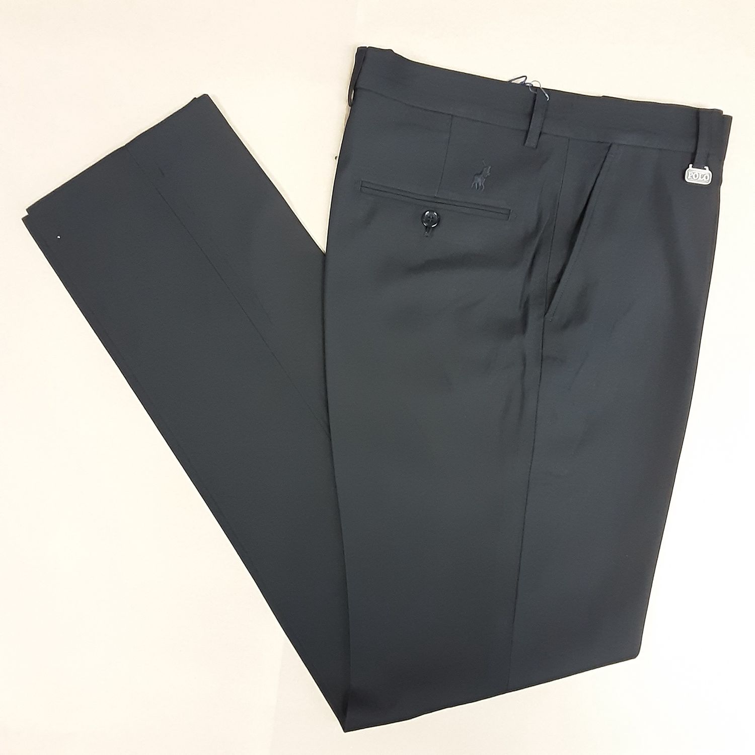 Polo | Custom Fit Travel Trouser | Charcoal, Size: 32