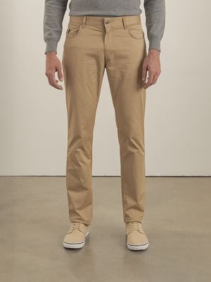 Polo | Overdyed Twill 5 Pocket Trouser | Khaki