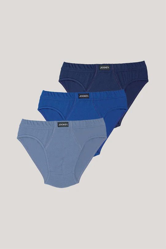 Jockey | Fashion Brief | 3 Pack | Multi Colour, Size: S