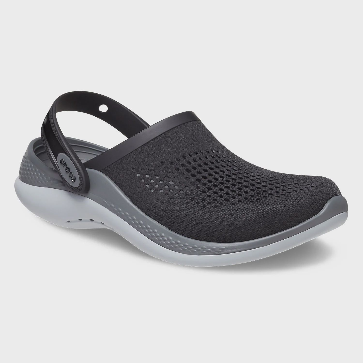 Crocs | LiteRide 360 Clogs | Black &amp; Grey, Size (UK): Mens 3 / Ladies 4