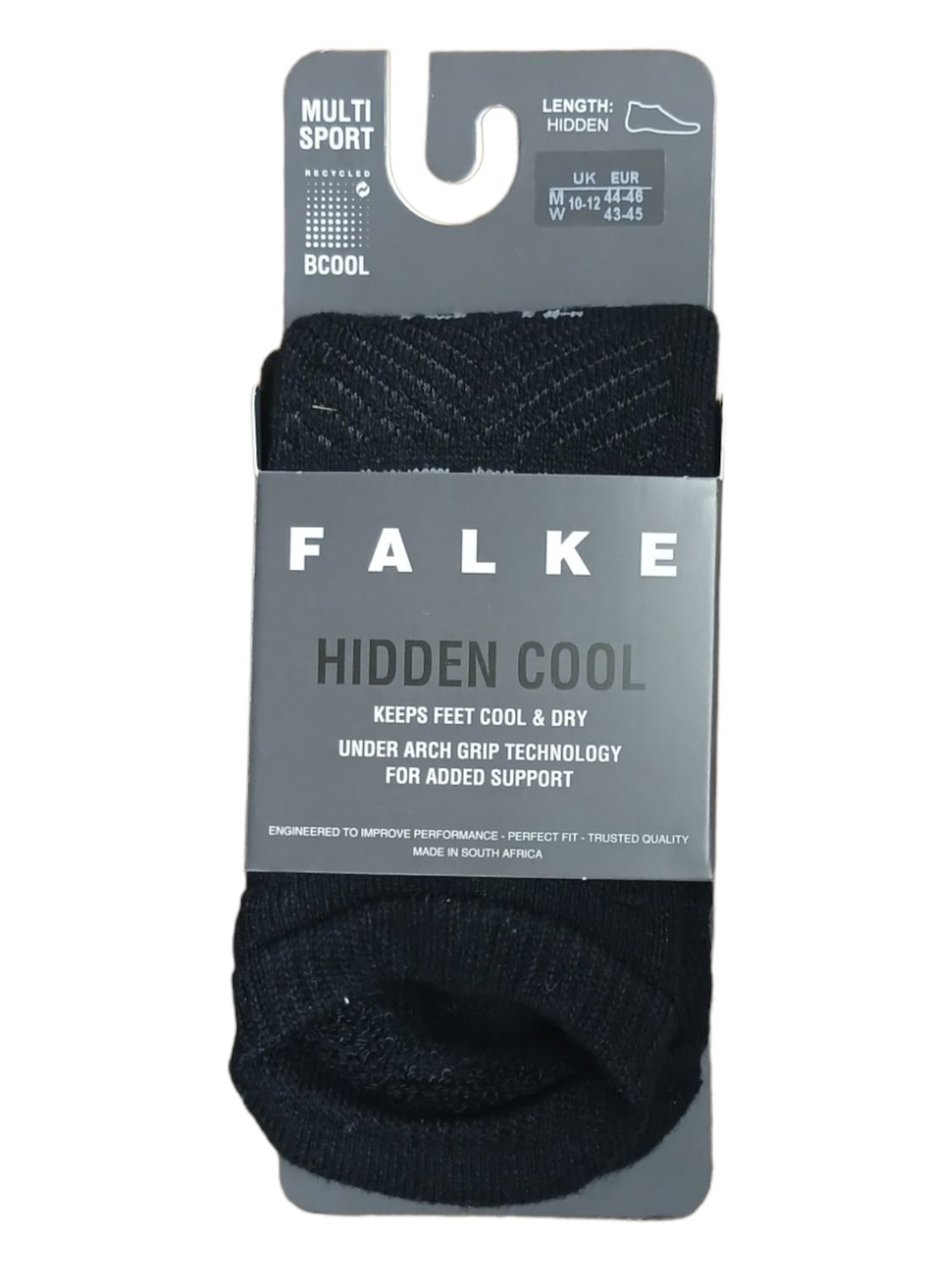Falke | Hidden Cool Socks | Black, Size: 4-6
