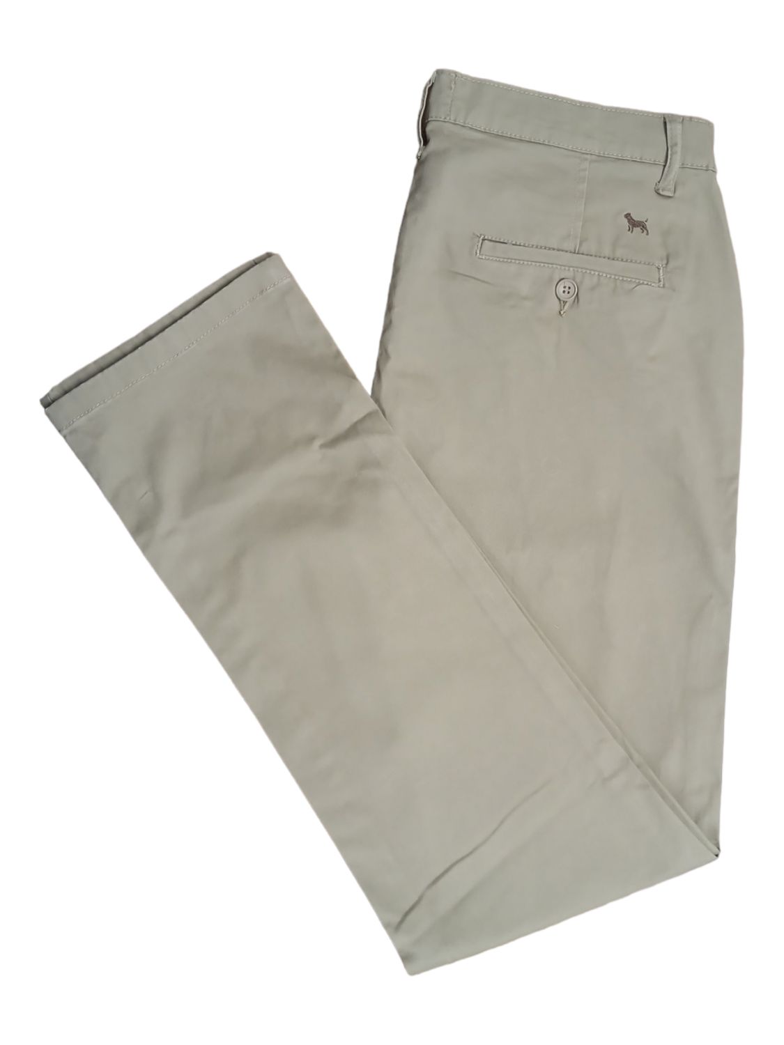 Carlo Galucci | Flat Front Chino | Buster | Khaki, Size: 30