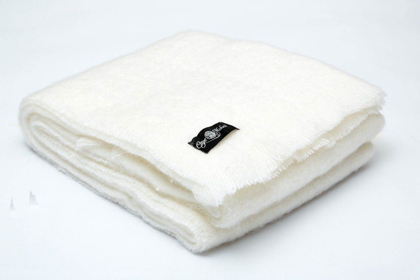 Cape Mohair | Blanket | King, Colour: Iceberg White