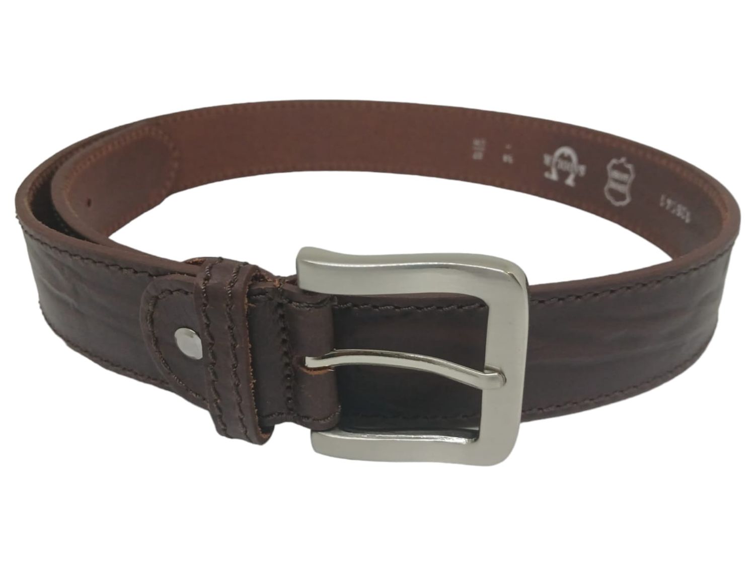 Saddler | 40mm Genuine Leather Belt | Mombassa Brown, Size: 48