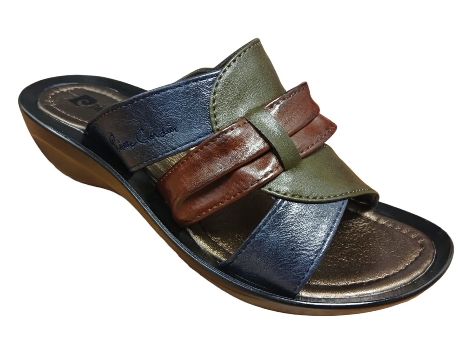Pierre Cardin | Bolbel Sandle | Navy Multi, Size: 9