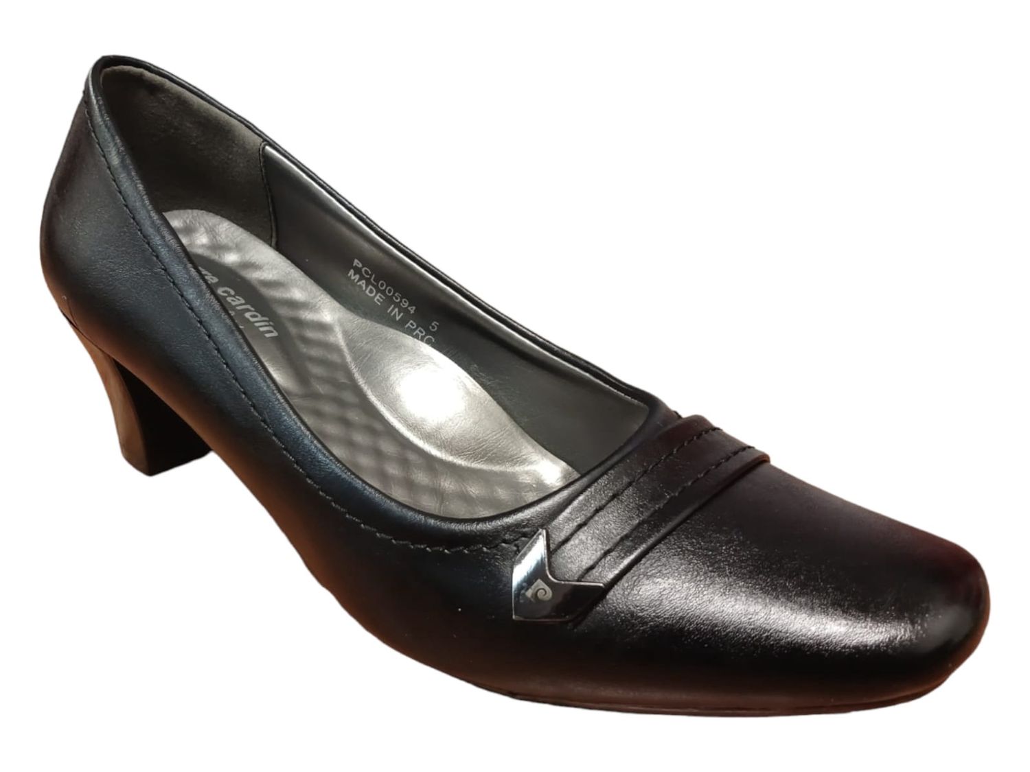 Pierre Cardin | Isabelle Court Shoe | Black, Size: 9