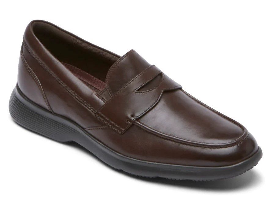 Rockport | TFDS Pennymoch-Slip On | Dark Brown, Size: 6