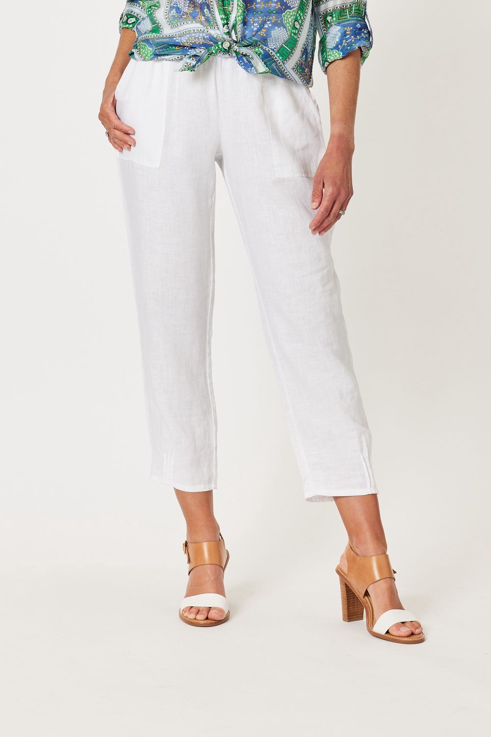 Gordon Smith | Jersey Waist Pants | White, Size: 8