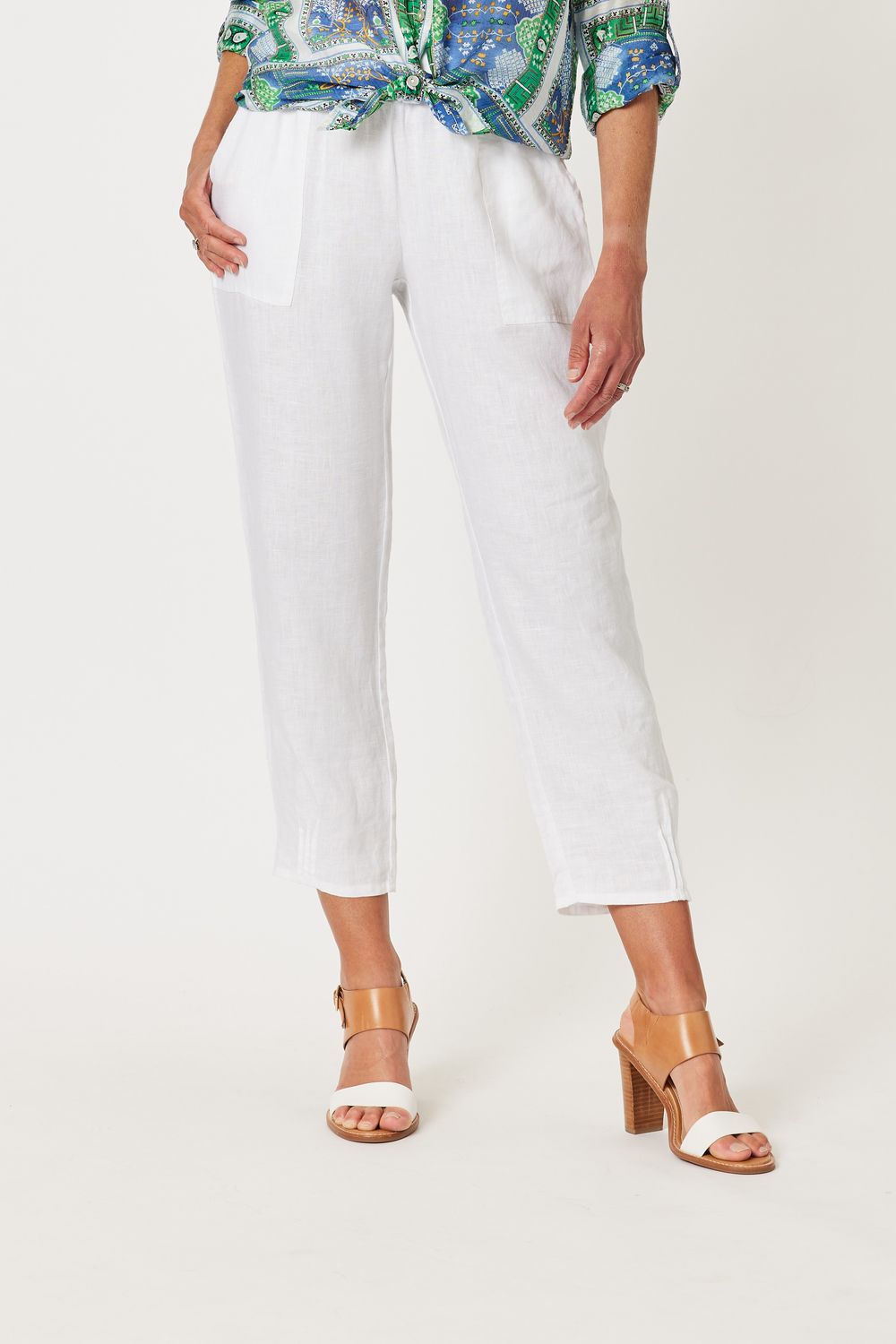 Gordon Smith | Jersey Waist Pants | White, Size: 8