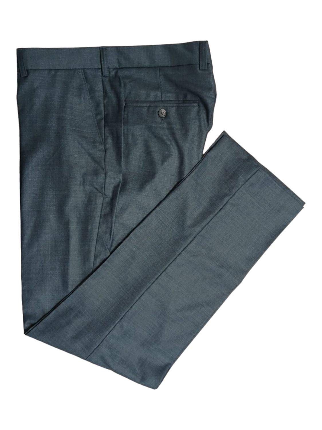 Carlo Galucci | Avery Trouser CT563 | Flat Front Half Lined | Charcoal, Size: 28