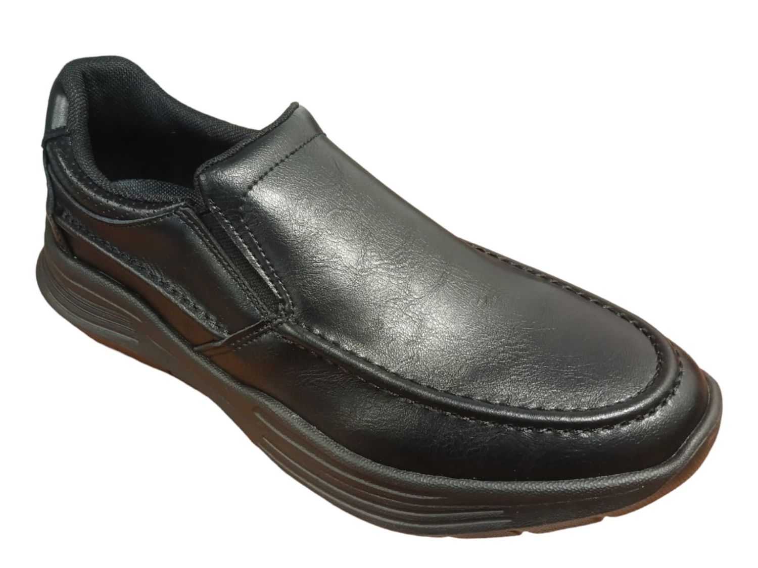 Hush Puppies | Jack II Slip-on | Black Cow Leather, Size: 6