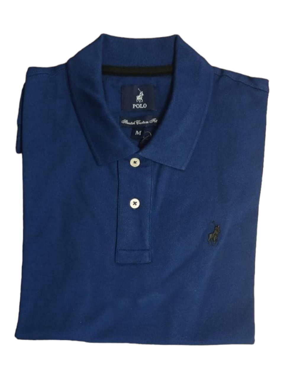 Polo | Carter Short Sleeve Golfer | Stretch Pique | Dark Blue, Size: S
