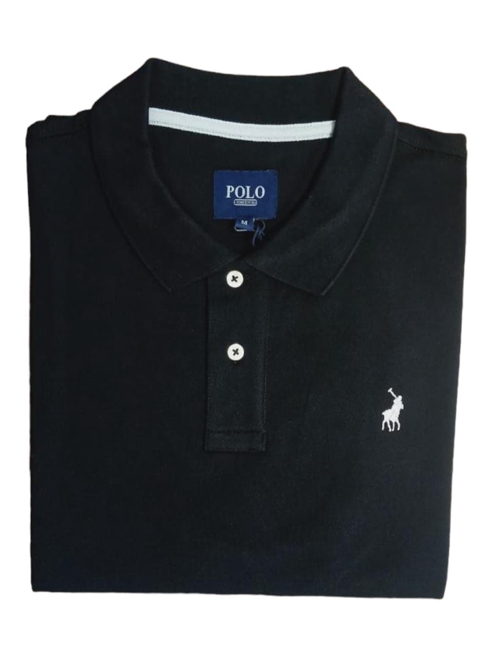 Polo | Carter Short Sleeve Pique Golfer | Black, Size: S