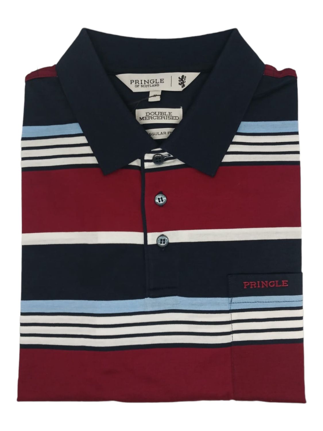 Pringle | Renzo Golfer | Double Mercerised | Red, Size: S